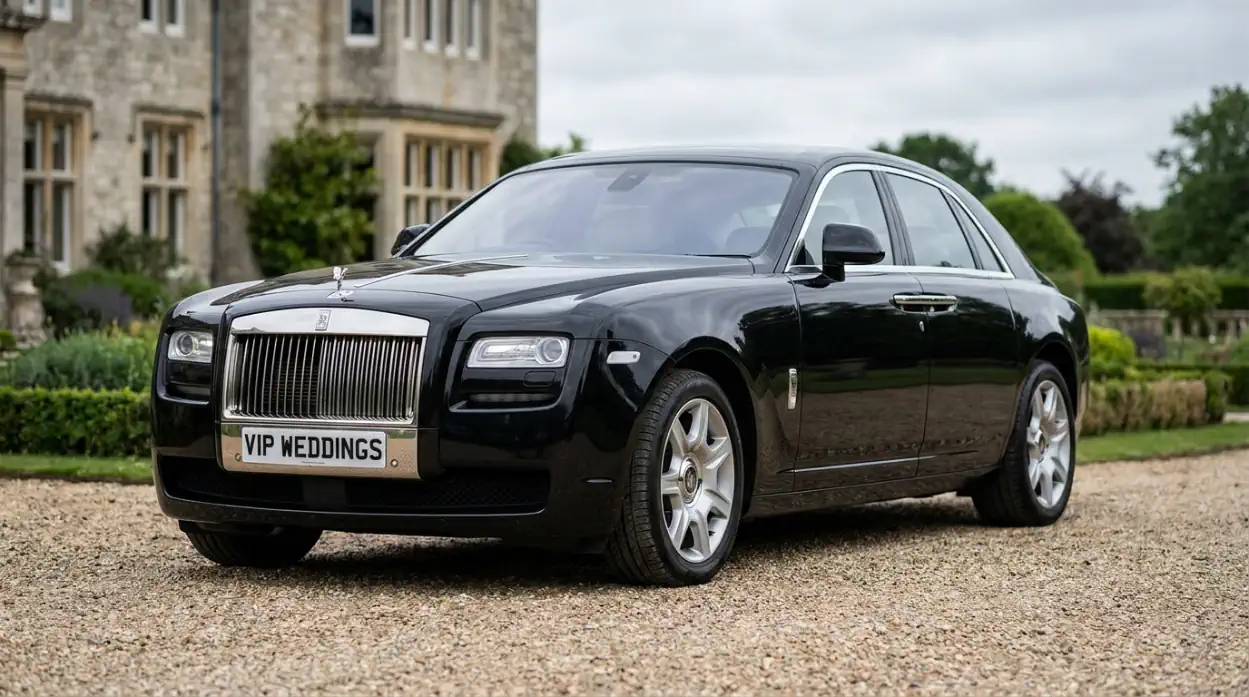 London wedding chauffeur service — chauffeur-driven wedding car